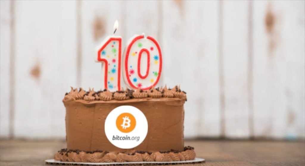 Domeniul Bitcoin.org sărbătorește 10 ani