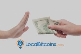 LocalBitcoins a eliminat opțiunea
